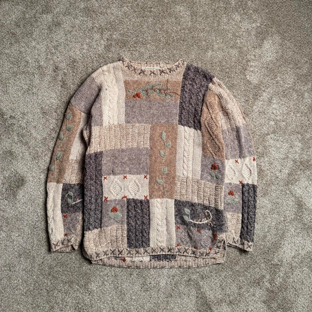 PORTRAITS BY NORTHERN ISLES "SPROUT" KNIT SWEATER